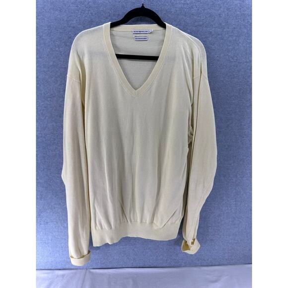 Peter Millar Other - Peter Millar Mens sz XL Cashmere Cotton Blend Vneck Pullover Sweater Golf Attire